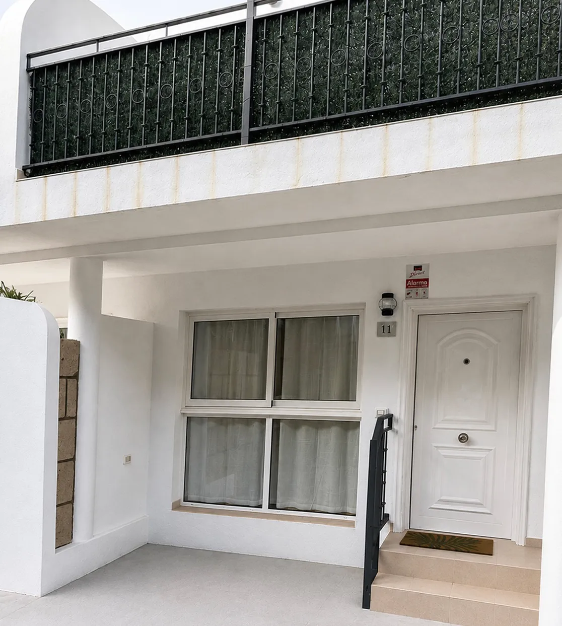 Exterior painting project before painting
